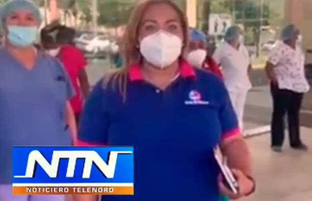 Enfermeras del hospital Traumatologico de La Vega reclaman pago de incentivo por el Covid-19