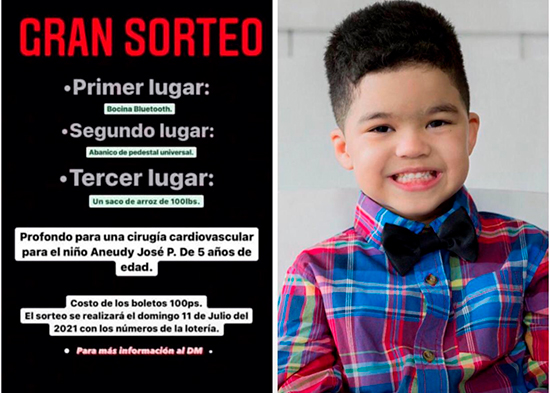 Piden colaboración para operación de un niño de 5 años en SFM