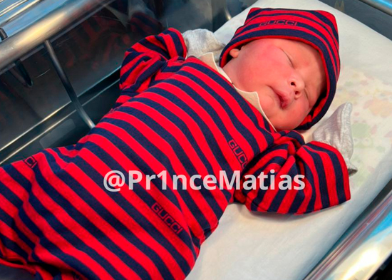 Santiago Matías anuncia el nacimiento de su segundo hijo Prince Matías