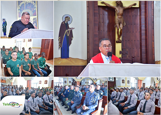 PN en SFM celebra misa en día de su santo patrón en Catedral Santa Ana