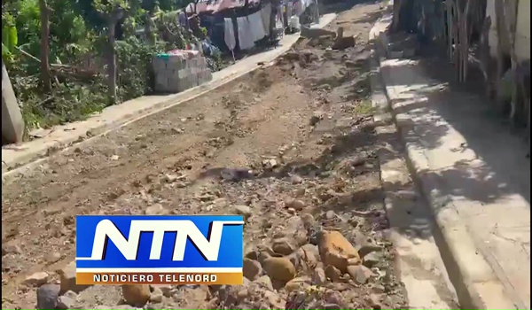 Continúan exigiendo el arreglo de las calles en el sector Olimpia de SFM