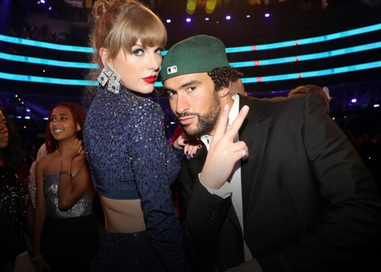 Taylor Swift se convierte en la artista más escuchada y destrona a Bad Bunny en Spotify