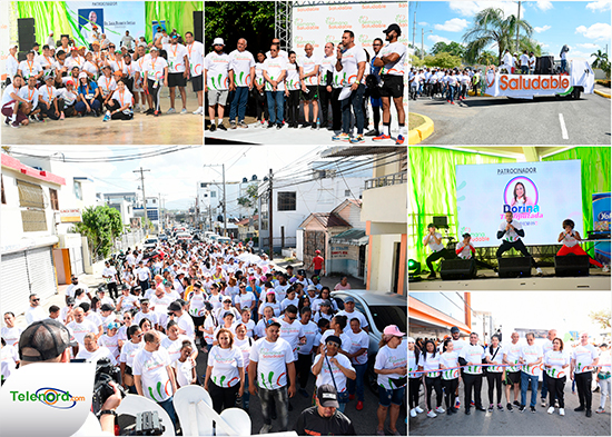 Con gran caminata y festival recreativo dan cierre a la campaña Semana Saludable 2023