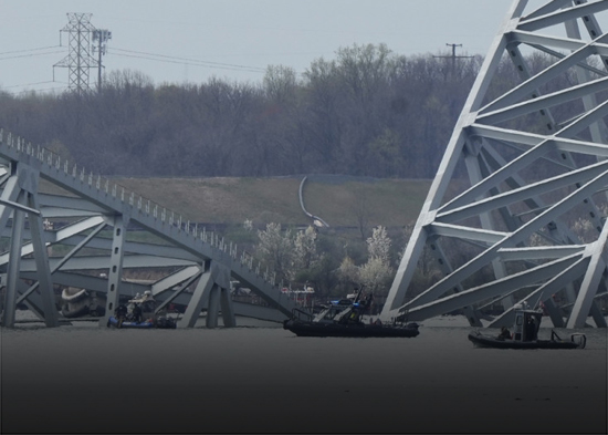 FBI: no hay indicios de terrorismo en el derrumbe del puente de Baltimore