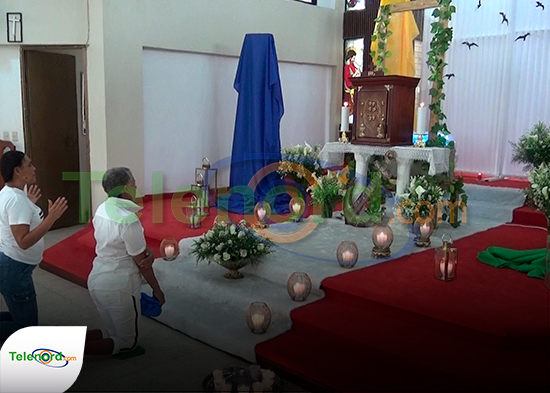Parroquias de la Diócesis SFM presentan monumentos de la hostia consagrada