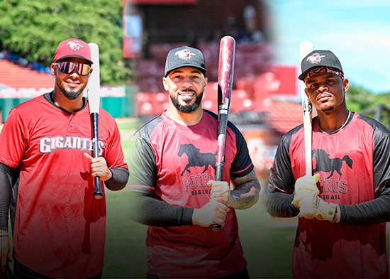 Leury García, Carlos Franco y Julio Carreras encabezan integraciones del lunes a los Gigantes del Cibao