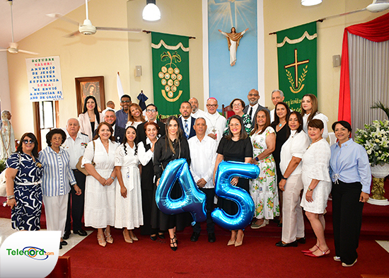 INFOTEP celebra misa por su 45 aniversario en SFM