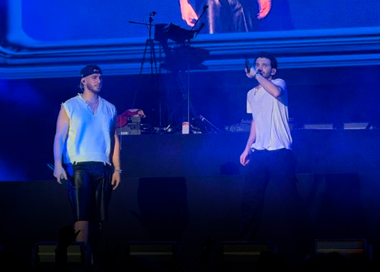 Alleh y Yorghaki cierran su gira en RD con una noche llena de merenguetón