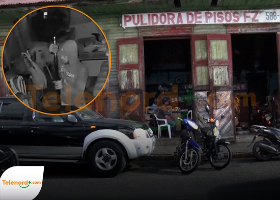 Reportan robo en un local de pulidora de pisos en SFM