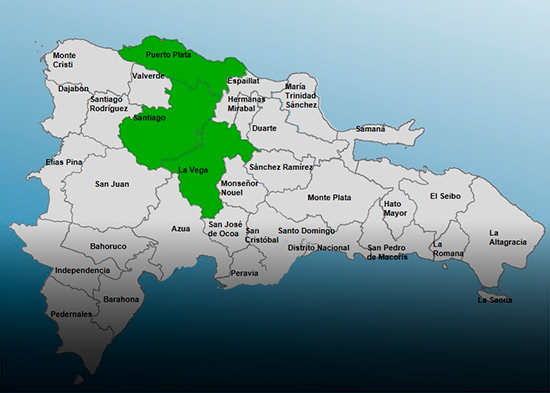 COE coloca tres provincias en alerta verde por vaguada prefrontal