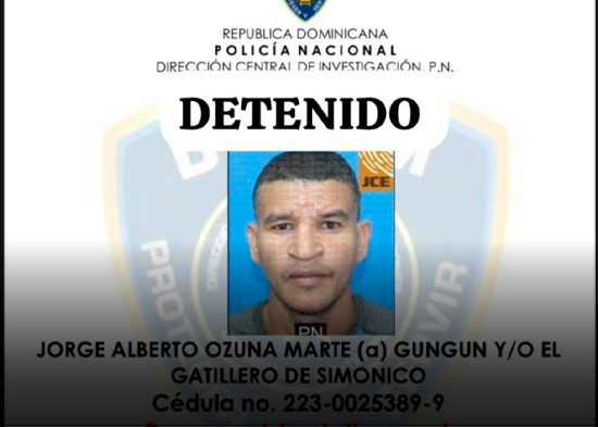 Policía apresa a “Gungun”, implicado en muerte de un niño y una mujer en Villa Duarte