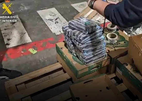 Intervienen en España 530 kilos de cocaína procedentes de República Dominicana