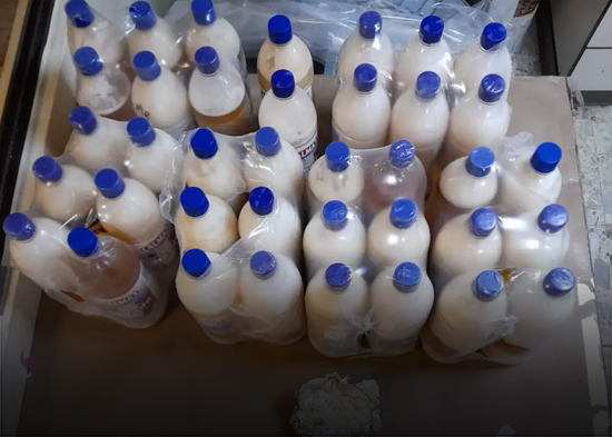 Incautan 33 kilos de cocaína liquida en botellas de sazón y leche en puerto Caucedo