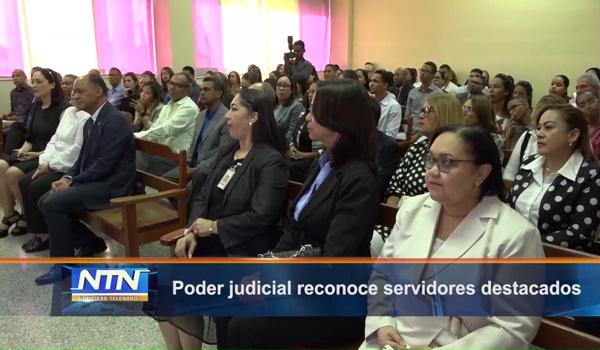 Poder judicial reconoce servidores destacados