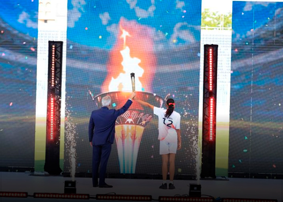Presidente Abinader encabeza inauguración de los Juegos Nacionales Salesianos 2025