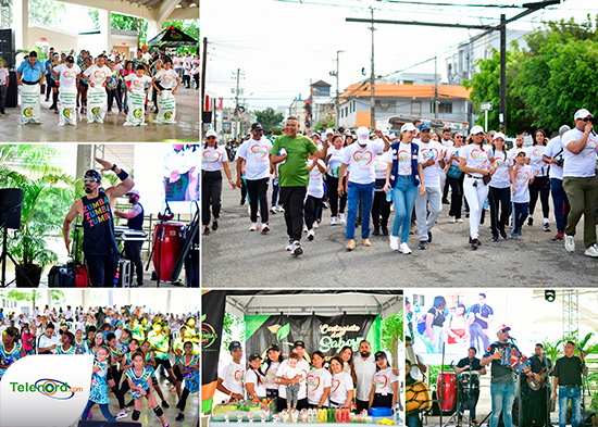 Con gran caminata y festival recreativo dan cierre a la campaña Semana Saludable 2025