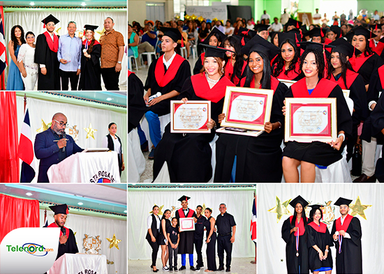 Realizan graduación de bachillerato 2025 Colegio Santa Rosa SFM
