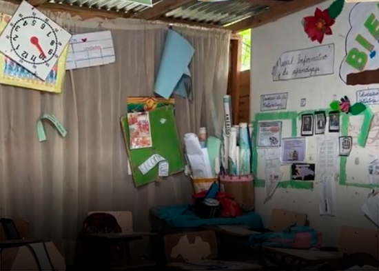 14 años en aulas móviles a la espera de escuela en SFM
