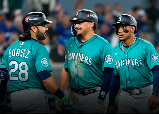 Mariners apalean a los Blue Jays y se van a Seattle con ventaja de 2-0 en el ALCS