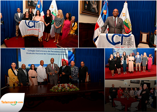 CDP y SNTP juramentan nuevas directivas de la seccional Duarte para el periodo 2025-2027