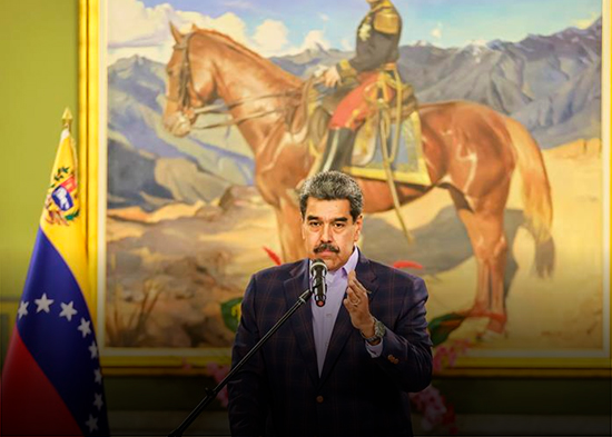 Maduro anuncia defensa con "armamento pesado y misiles" de Caracas y zona frente al Caribe