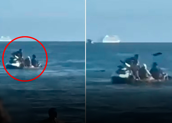 VIDEO: Ladrones en moto acuática roban a una pareja en el mar