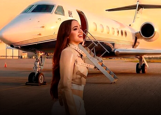 En medio de rumores de separación, Karen Yapoort revela que compró un avión privado