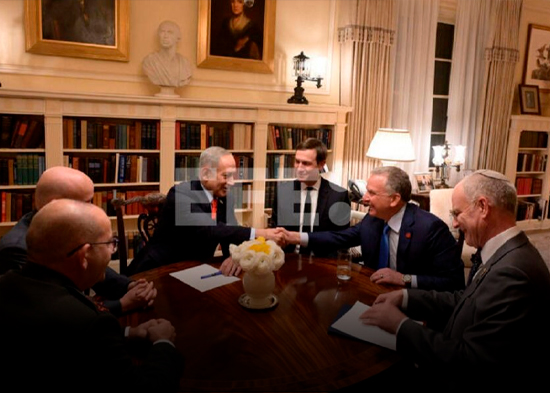 Netanyahu firma en Washington su adhesión a la Junta de la Paz de Trump