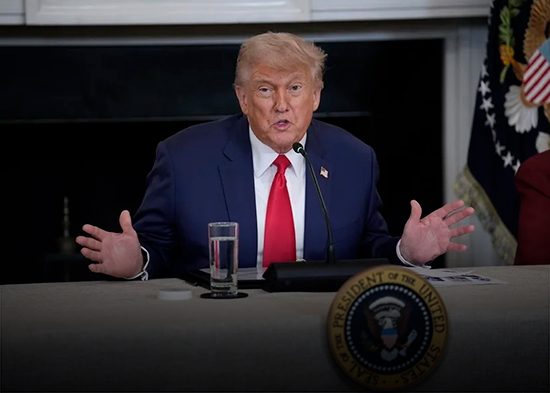 Trump dice que no tiene “nada que esconder” respecto a Epstein y que está “exonerado"