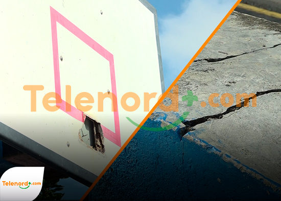 Preocupación por deterioro de instalación deportiva en la comunidad de Aguayo