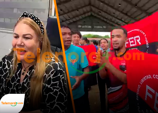 Grupo estudiantil FER piquetea distrito educativo 07-05 exigen diversas problemáticas