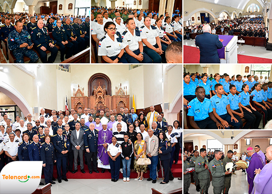 Celebran eucaristía por el Día del Bombero en la Catedral Santa Ana SFM