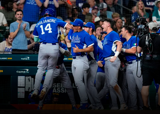 Italia elimina a Puerto Rico y hace historia en el Clásico Mundial de Béisbol