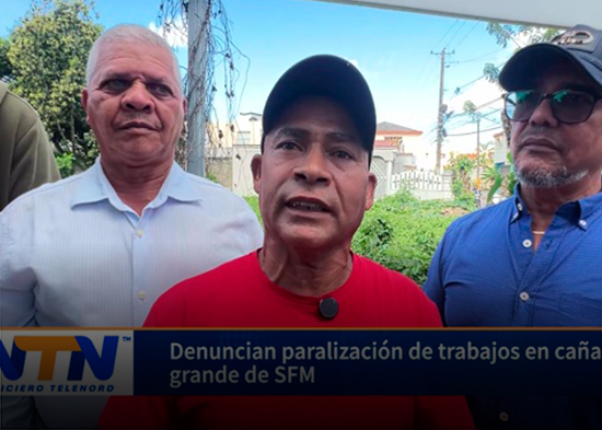 Denuncian paralización de trabajos en cañada grande de SFM