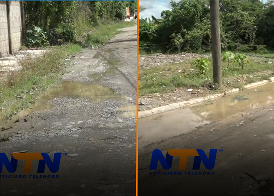 Calles intransitables en la Urbanización Campo Fernández SFM