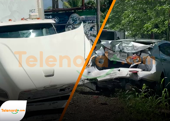 Accidente involucra a cinco vehículos en carretera SFM - Pimentel; nada humano de lamentar