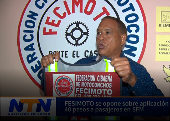 FESIMOTO se opone sobre aplicación por cobro de 40 pesos a pasajeros en SFM