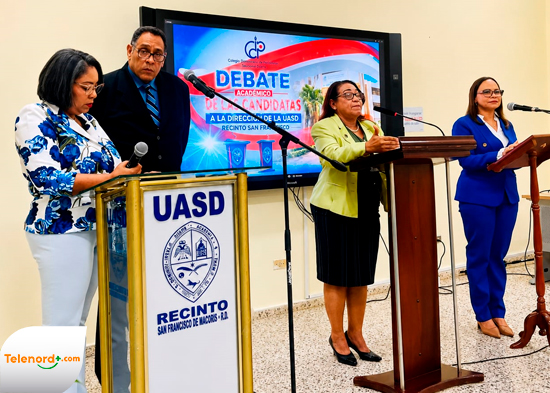CDP encabeza debate académico entre candidatas a la Dirección General de la UASD Recinto San Francisco