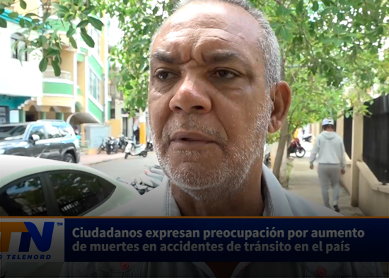 Ciudadanos expresan preocupación por aumento de muertes en accidentes de tránsito en el país