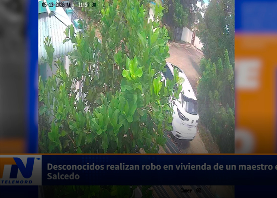 Desconocidos realizan robo en vivienda de un maestro en Salcedo