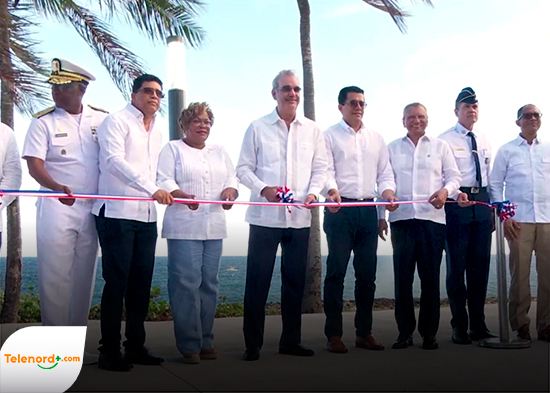Inauguran segunda etapa del remozamiento del Malecón de Santo Domingo Este