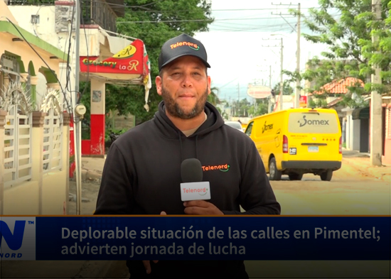Deplorable situación de las calles en Pimentel ; advierten jornada de lucha
