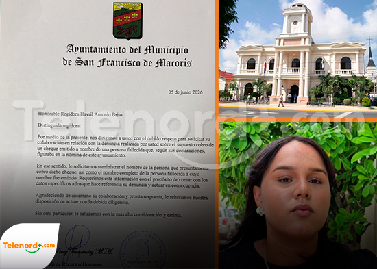 Solicitan a regidora Hayvil Antonio aportar pruebas sobre denuncia de cheque emitido a nombre de fallecido.