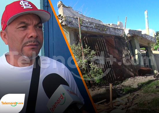 Viviendas a punto de colapsar en el sector Salvador Then sin respuesta de las autoridades