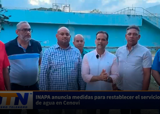INAPA anuncia medidas para restablecer el servicio de agua en Cenoví