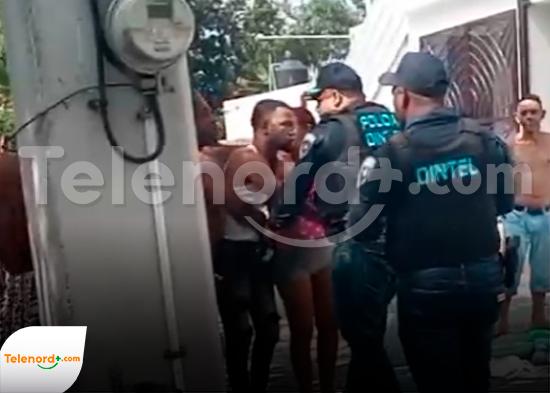VIDEO: Momento en que apresan a dirigente del FER en San Francisco de Macorís