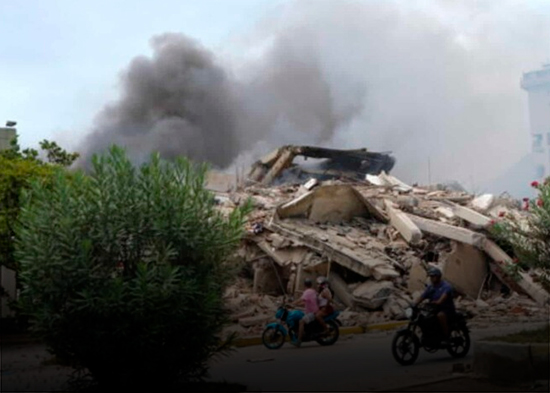 Empiezan a demoler edificios dañados por terremotos en Venezuela