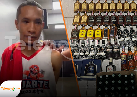 Arrestan a joven investigado por presunto robo de bebidas alcohólicas en colmado de SFM