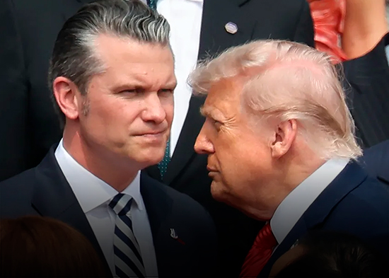 La Casa Blanca niega desacuerdos entre Trump y Pete Hegseth por la escasez de municiones en Irán