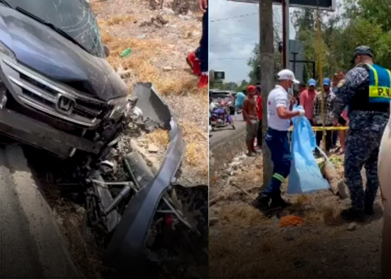 Muere motociclista tras chocar con una jeepeta frente a las 4F